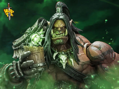 PRE ORDER – 1/10 WORLD OF WARCRAFT - TRIBAL BATTLE SONG - WAR CHIEF - GROMMASH HELLSCREAM ACTION FIGURE