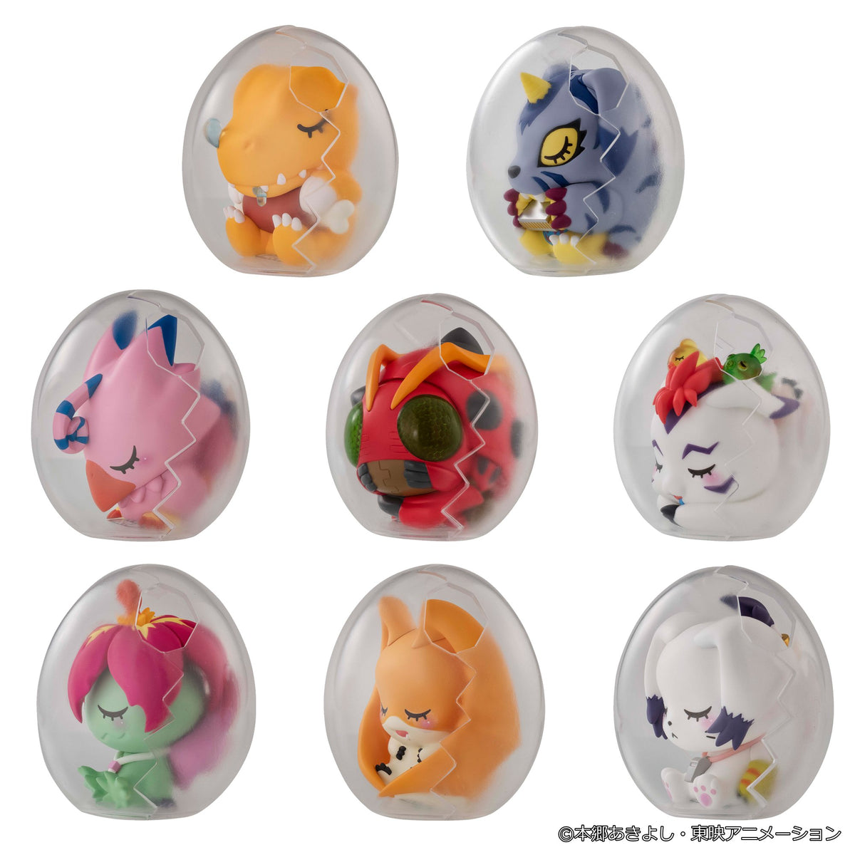 PRE ORDER – MEGA EGG FIGURE DIGIMON ADVENTURE - GOOD NIGHT DIGICOLLE! (BOX OF 8)