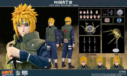PRE ORDER – ROCKETTOYS ROC-016 1/6 OFFICIALLY LICENSED CHINESE VERSION: NARUTO SHIPPUDEN - MINATO NAMIKAZE [YELLOW FLASH VER.]