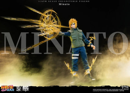 PRE ORDER – ROCKETTOYS ROC-016 1/6 OFFICIALLY LICENSED CHINESE VERSION: NARUTO SHIPPUDEN - MINATO NAMIKAZE [YELLOW FLASH VER.]