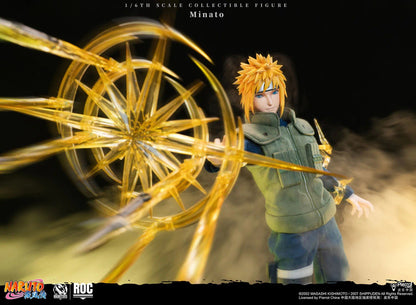 PRE ORDER – ROCKETTOYS ROC-016 1/6 OFFICIALLY LICENSED CHINESE VERSION: NARUTO SHIPPUDEN - MINATO NAMIKAZE [YELLOW FLASH VER.]