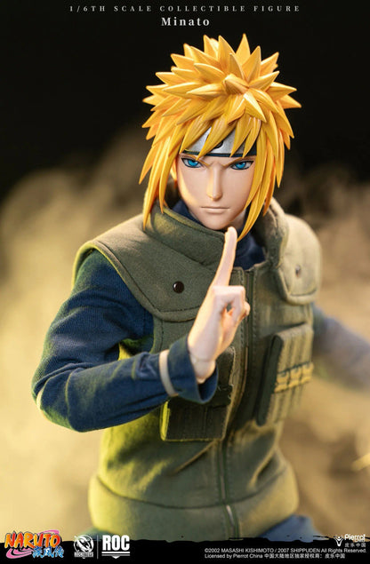 PRE ORDER – ROCKETTOYS ROC-016 1/6 OFFICIALLY LICENSED CHINESE VERSION: NARUTO SHIPPUDEN - MINATO NAMIKAZE [YELLOW FLASH VER.]