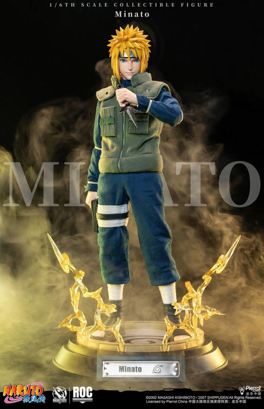 PRE ORDER – ROCKETTOYS ROC-016 1/6 OFFICIALLY LICENSED CHINESE VERSION: NARUTO SHIPPUDEN - MINATO NAMIKAZE [YELLOW FLASH VER.]