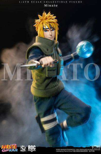 PRE ORDER – ROCKETTOYS ROC-016 1/6 OFFICIALLY LICENSED CHINESE VERSION: NARUTO SHIPPUDEN - MINATO NAMIKAZE [YELLOW FLASH VER.]