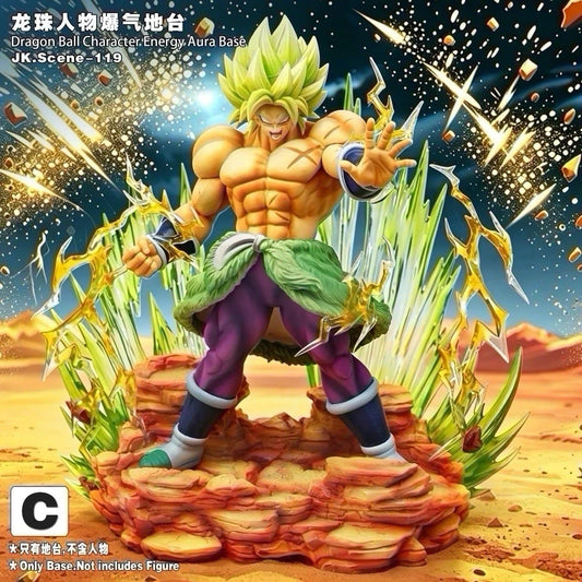 PRE ORDER – JK.SCENE-119 DRAGON BALL CHARACTER ENERGY AURA BASE C FOR BROLY