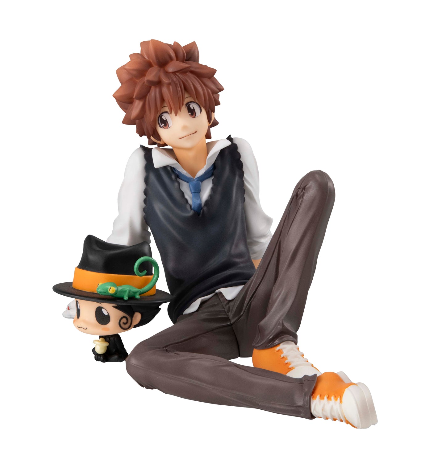 PRE ORDER – G.E.M. SERIES KATEKYO HITMAN REBORN! - PALM SIZE TSUNA & REBORN
