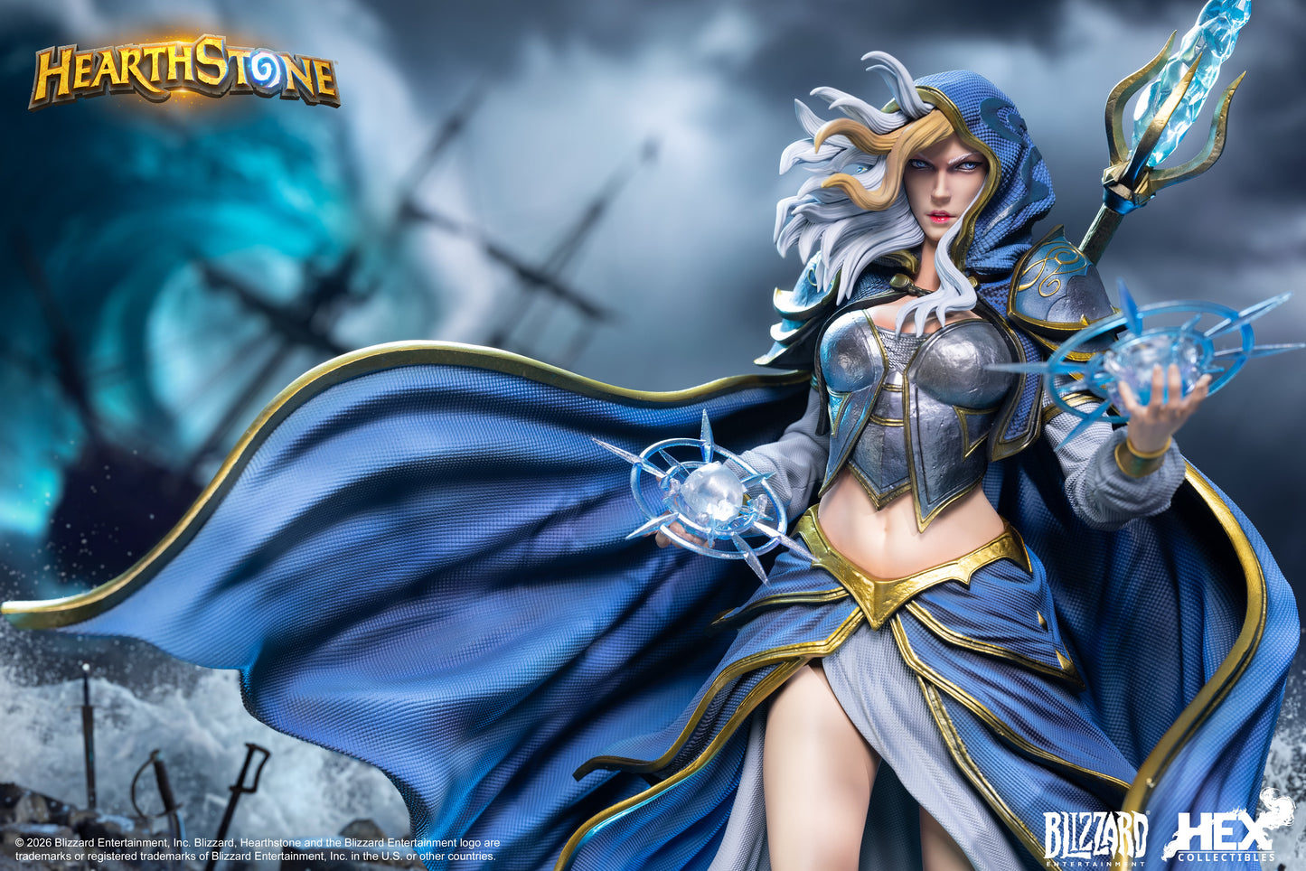PRE ORDER – 1/6 HEX COLLECTIBLES X BLIZZARD GAMES HEARTHSTONE JAINA PROUDMOORE STATUE HEXHS13