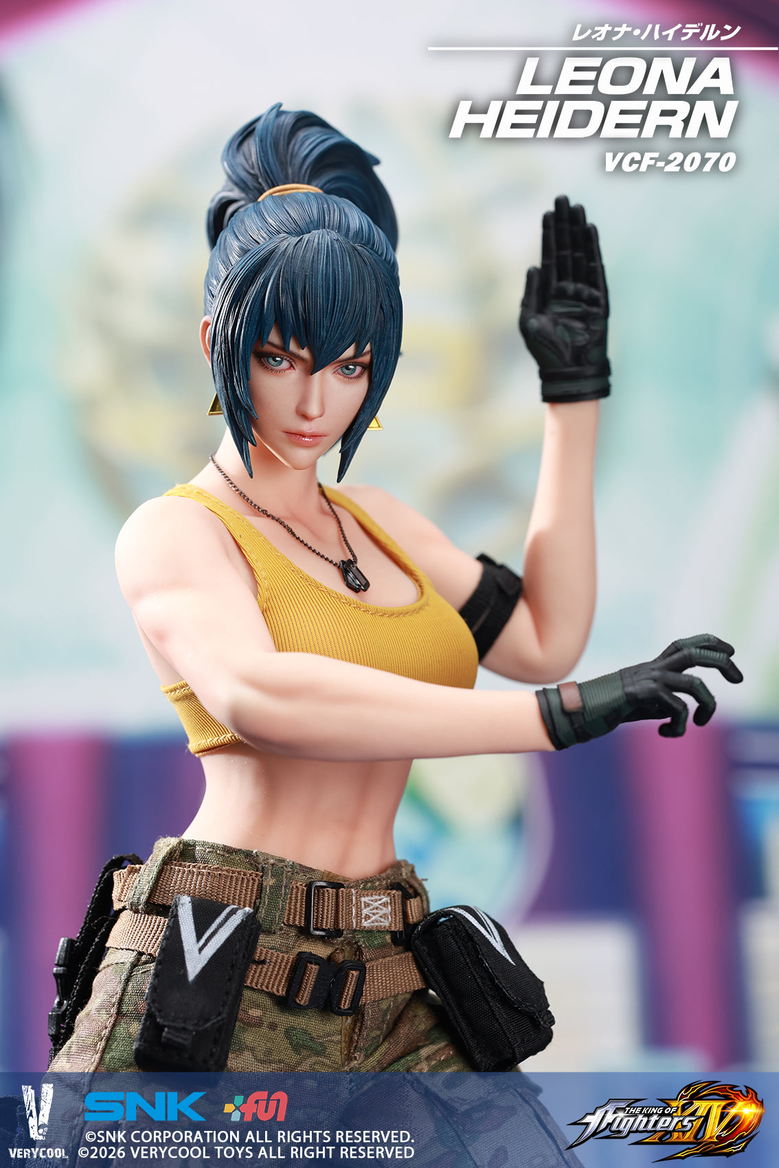 PRE ORDER – 1/6 THE KING OF FIGHTERS XIV LEONA HEIDERN SNK OFFICIALLY LICENSED ACTION FIGURE