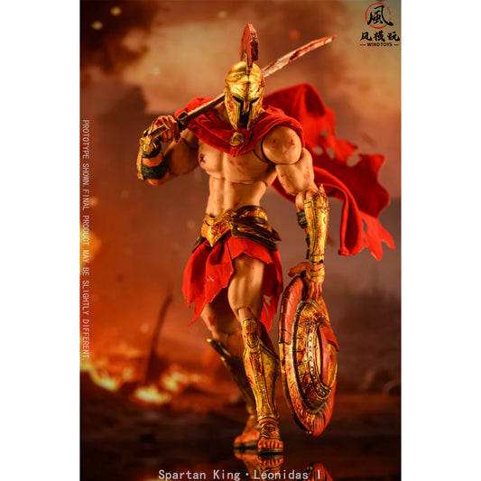 PRE ORDER – WIND TOYS 1/12 FMW004 ETERNAL WARLORDS SERIES SPARTAN KING·LEONIDAS I BLOODSTAINED EDITION