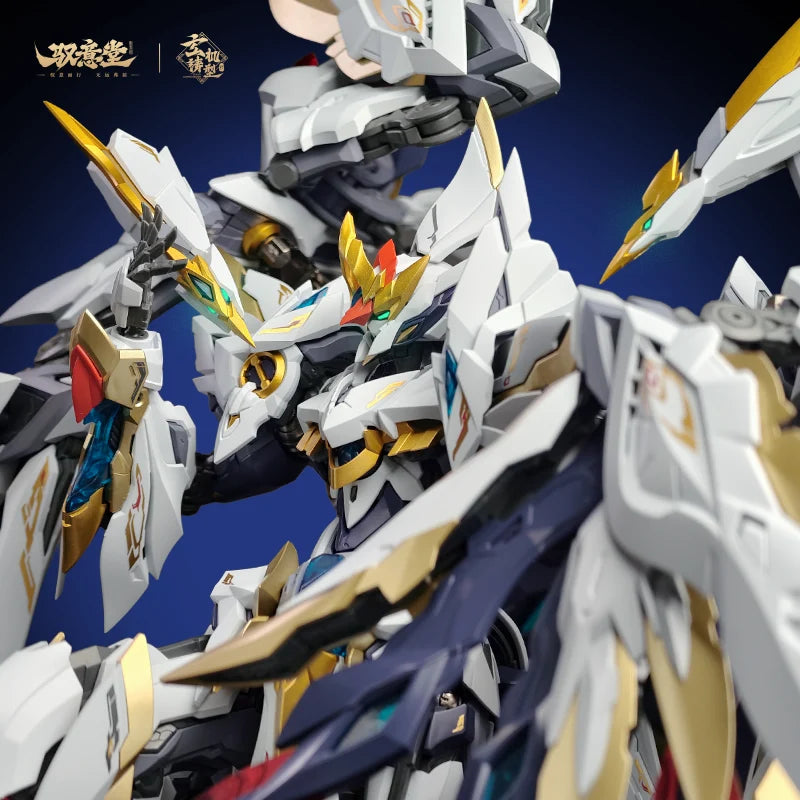 PRE ORDER – 1/100 SCALE EMP-02 + MC-02 PHONEIXE SET - HAO LING WHITE EMPEROR PHOENIX DEVINE ARMOR MODEL KIT