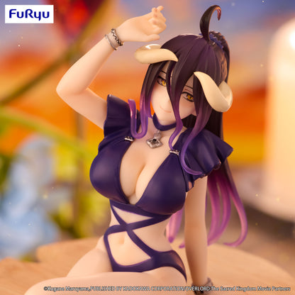 BACK ORDER – OVERLORD NOODLE STOPPER FIGURE - ALBEDO SWIMSUIT DARK PURPLE COLOR VER.