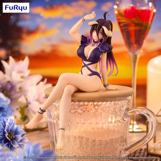 BACK ORDER – OVERLORD NOODLE STOPPER FIGURE - ALBEDO SWIMSUIT DARK PURPLE COLOR VER.