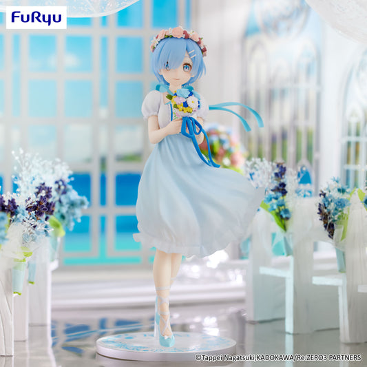 PRE ORDER – RE:ZERO -STARTING LIFE IN ANOTHER WORLD- TRIO-TRY-IT FIGURE - REM BRIDESMAID