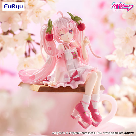 PRE ORDER – HATSUNE MIKU NOODLE STOPPER FIGURE - SAKURA MIKU 2025 WINK VER.