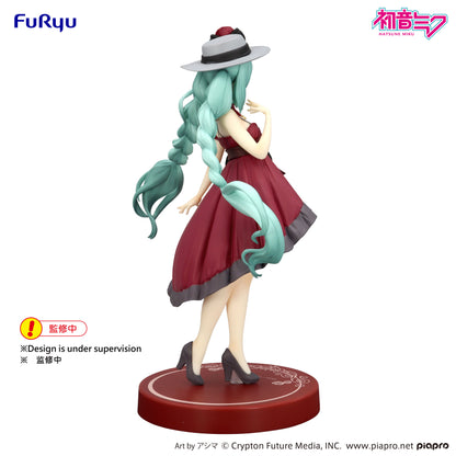 PRE ORDER – HATSUNE MIKU TRIO-TRY-IT FIGURE - OUTING DRESS RED COLOR VER.