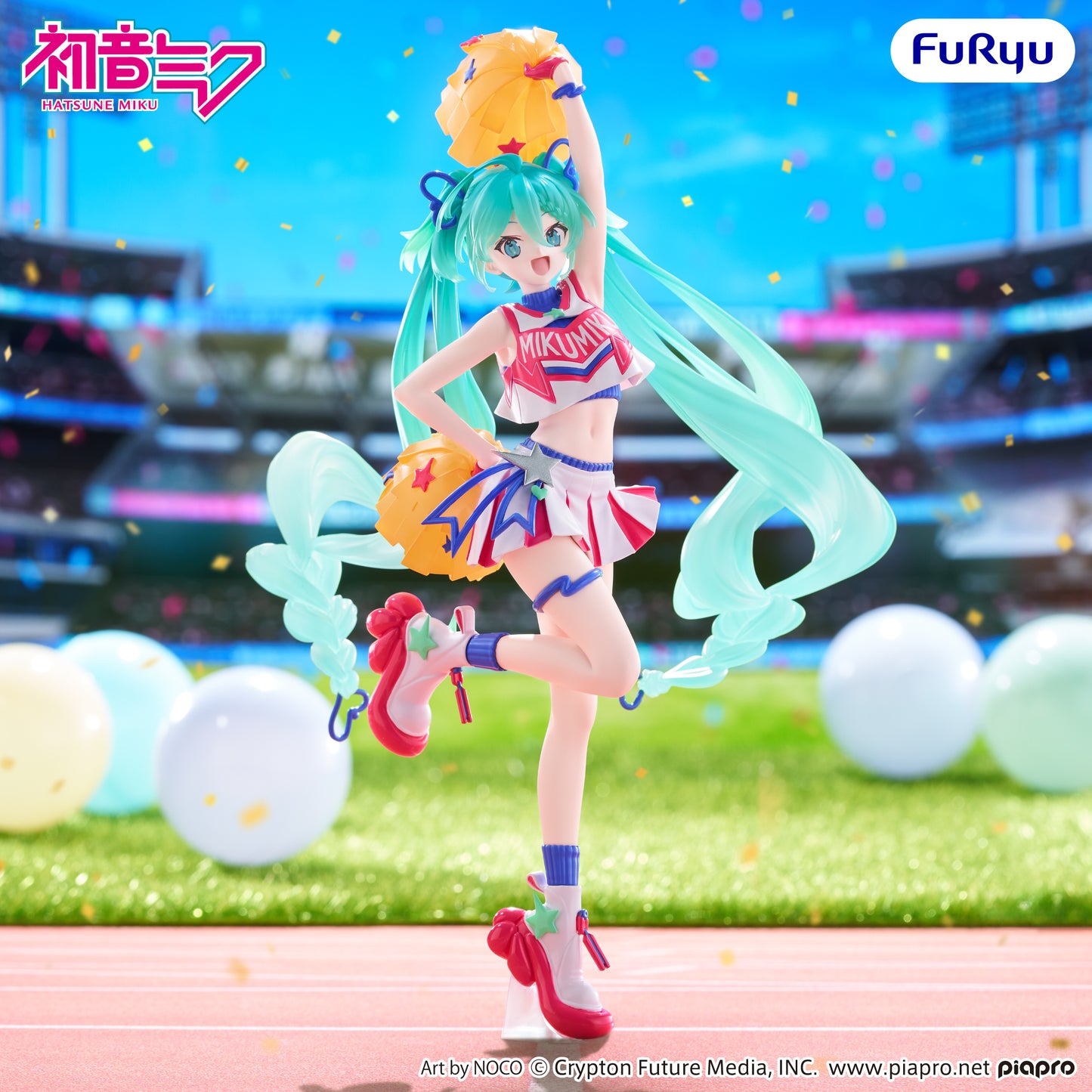 PRE ORDER – HATSUNE MIKU - MUCHUTE FIGURE - CHEERLEADER VER.