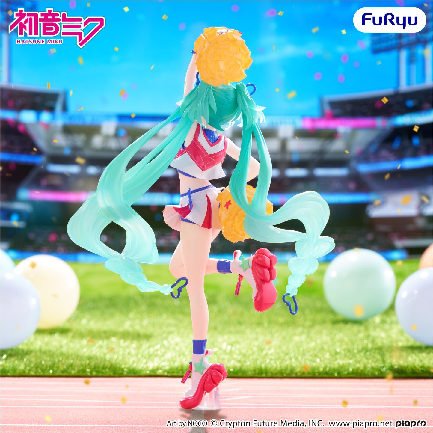 PRE ORDER – HATSUNE MIKU - MUCHUTE FIGURE - CHEERLEADER VER.