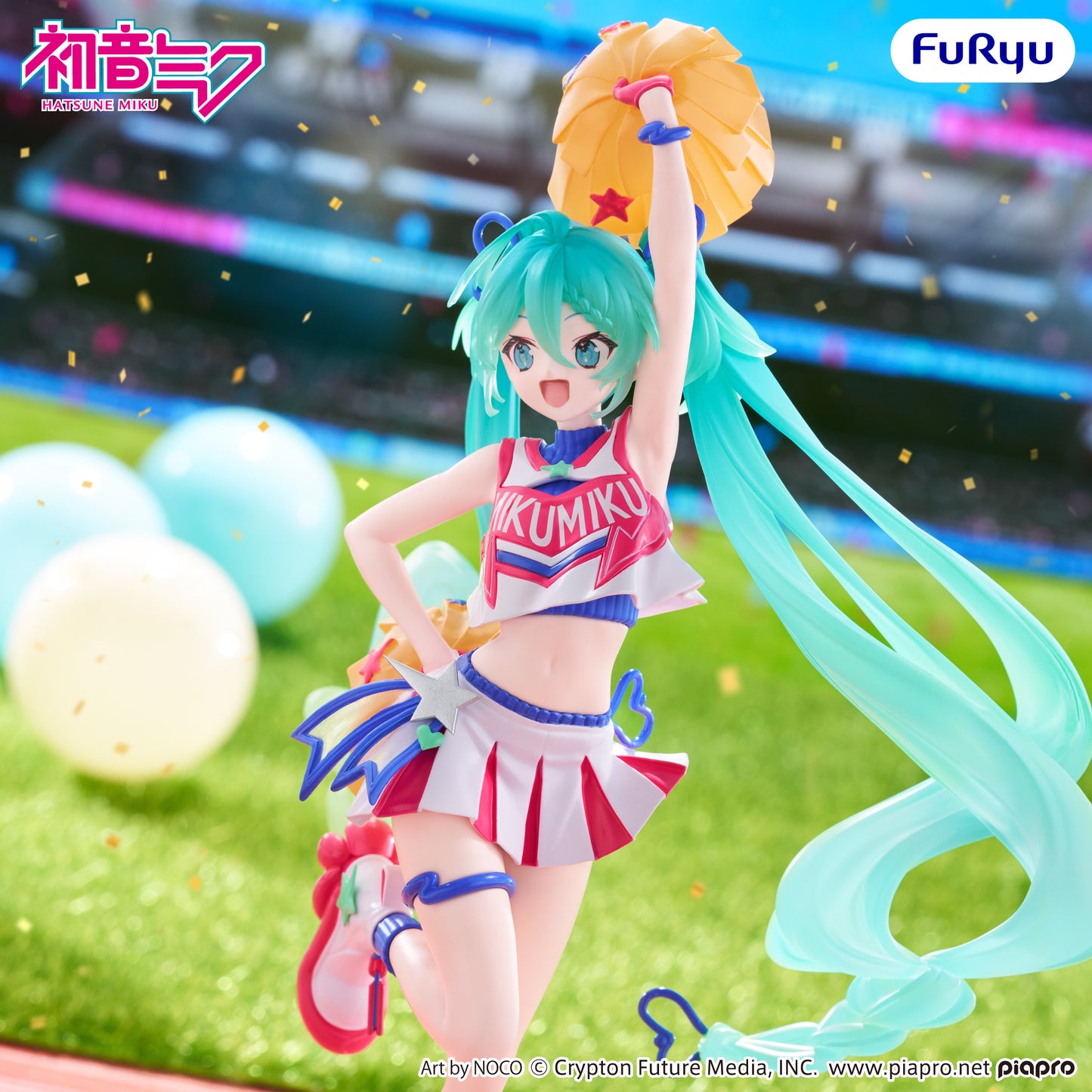 PRE ORDER – HATSUNE MIKU - MUCHUTE FIGURE - CHEERLEADER VER.