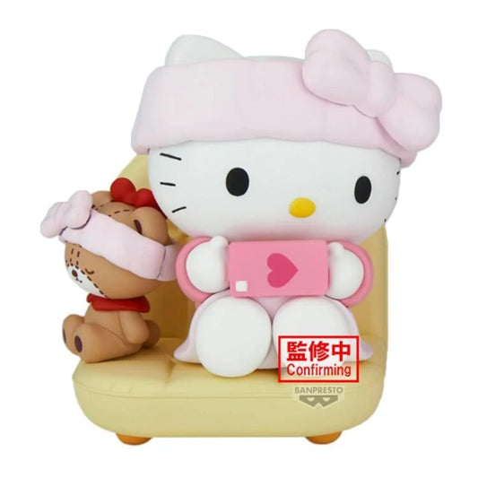 PRE ORDER – SANRIO CHARACTERS NAKAYOSHI MEMORIES RELAXING TIME AT HOME ～ HELLO KITTY ＆ MY MELODY ～ (A: HELLO KITTY )