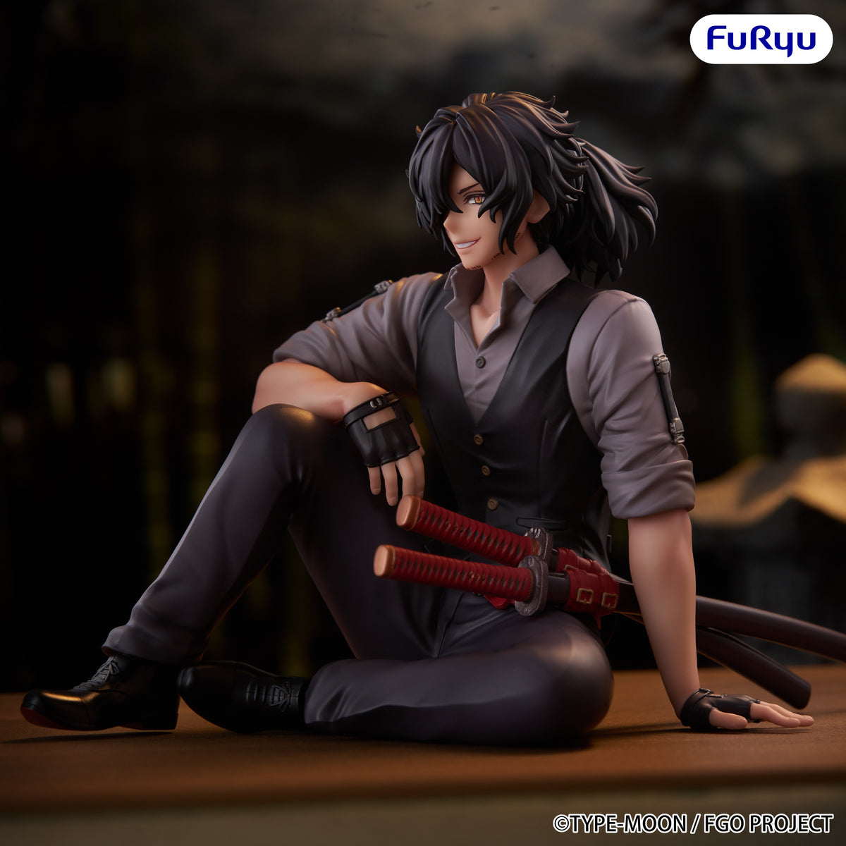 BACK ORDER – FATE/GRAND ORDER - NOODLE STOPPER FIGURE - ASSASSIN IZOU OKADA - AWESOME DAPPER SUIT