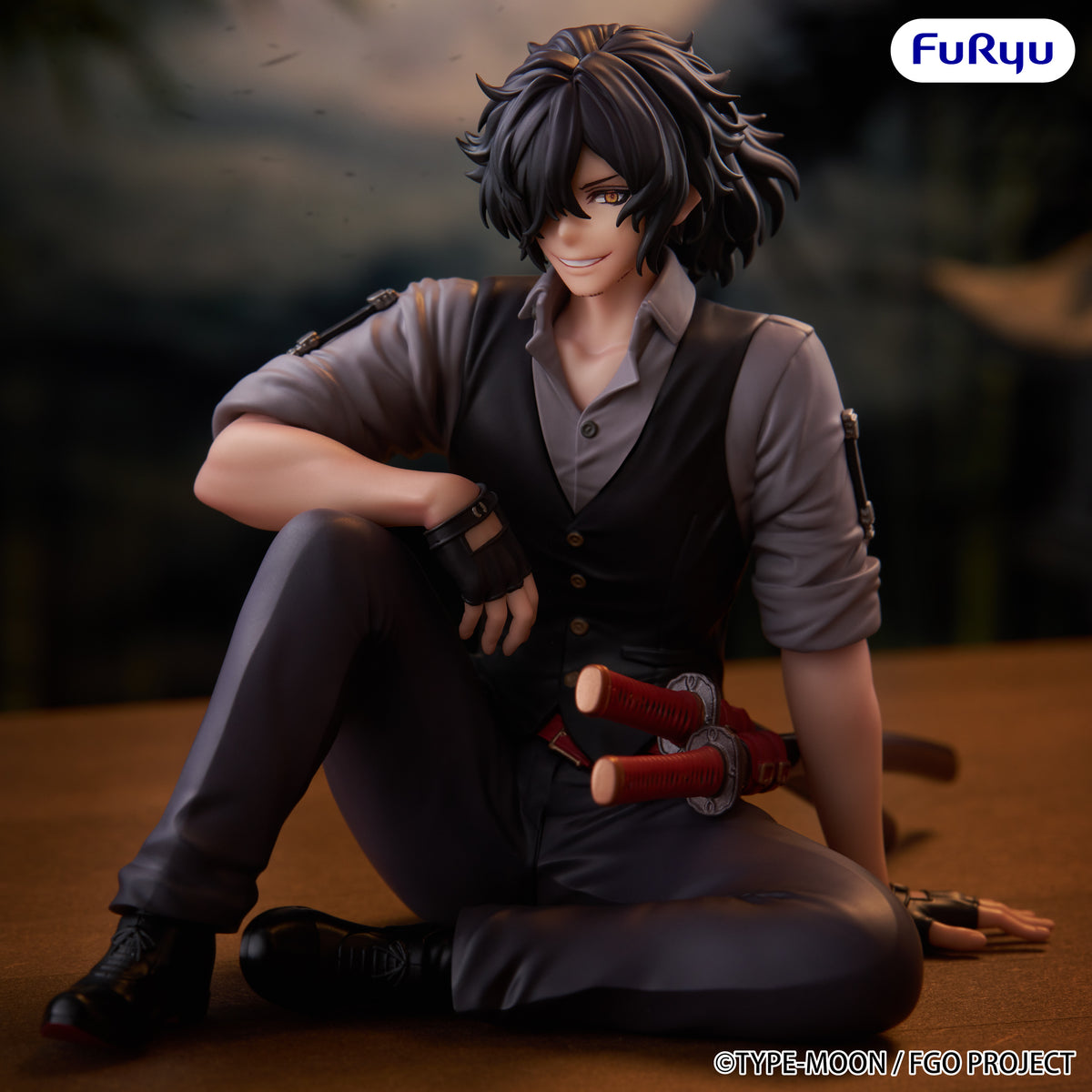 BACK ORDER – FATE/GRAND ORDER - NOODLE STOPPER FIGURE - ASSASSIN IZOU OKADA - AWESOME DAPPER SUIT