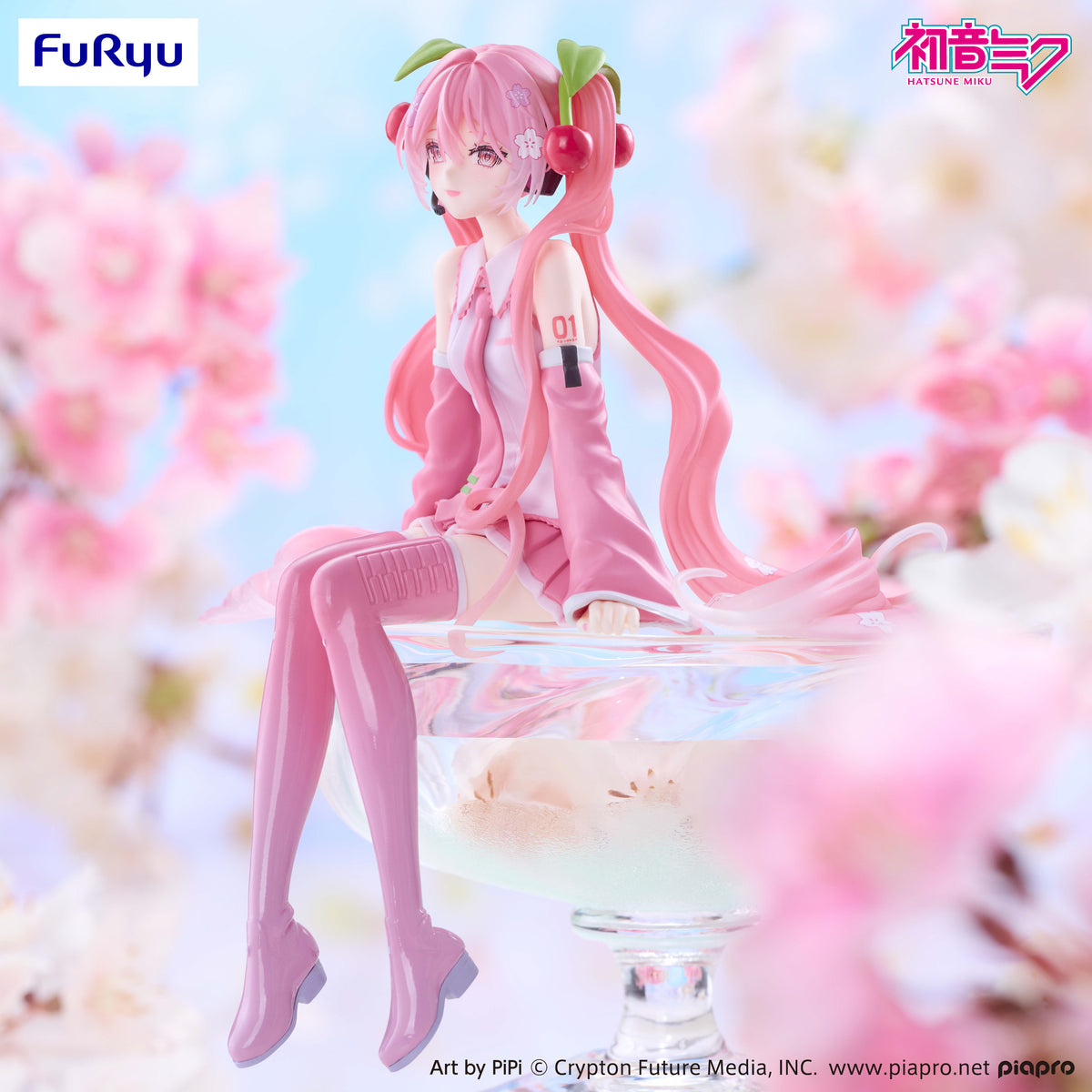 PRE ORDER – HATSUNE MIKU NOODLE STOPPER FIGURE - SAKURA MIKU 2026 SMILE VER.