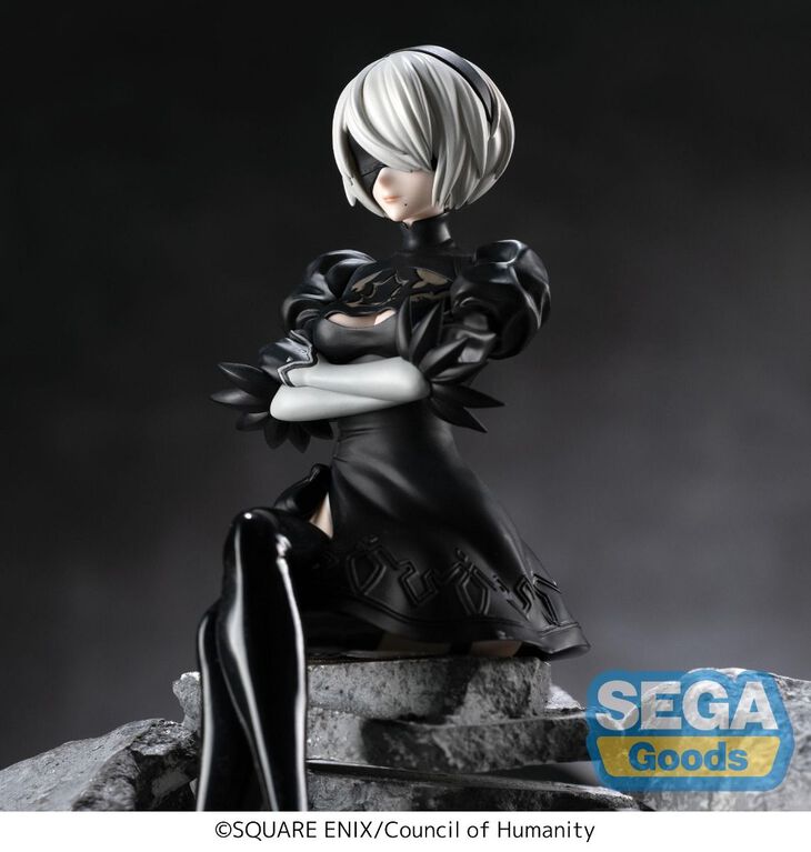 PRE ORDER – TV ANIME NIER:AUTOMATA VER1.1A PM PERCHING FIGURE - 2B