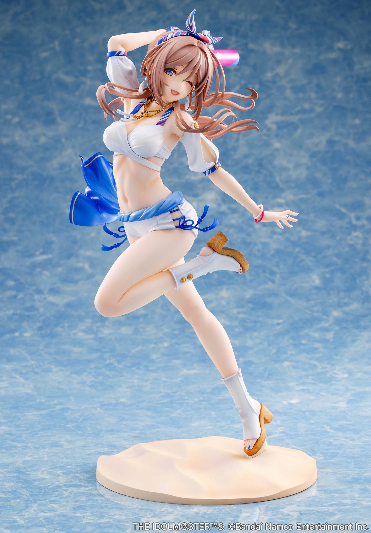 PRE ORDER – 1/7 THE IDOLM@STER GAKUEN - HIMESAKI RINAMI - KIMI TO SEMI BLUE VER. - WITH BONUS