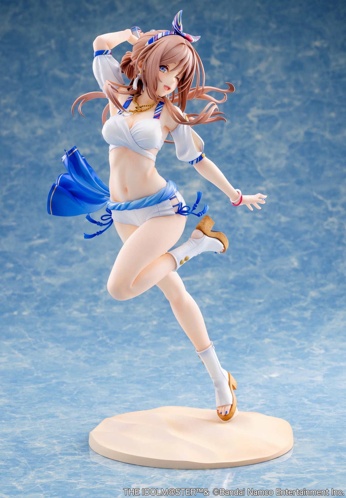 PRE ORDER – 1/7 THE IDOLM@STER GAKUEN - HIMESAKI RINAMI - KIMI TO SEMI BLUE VER. - WITH BONUS