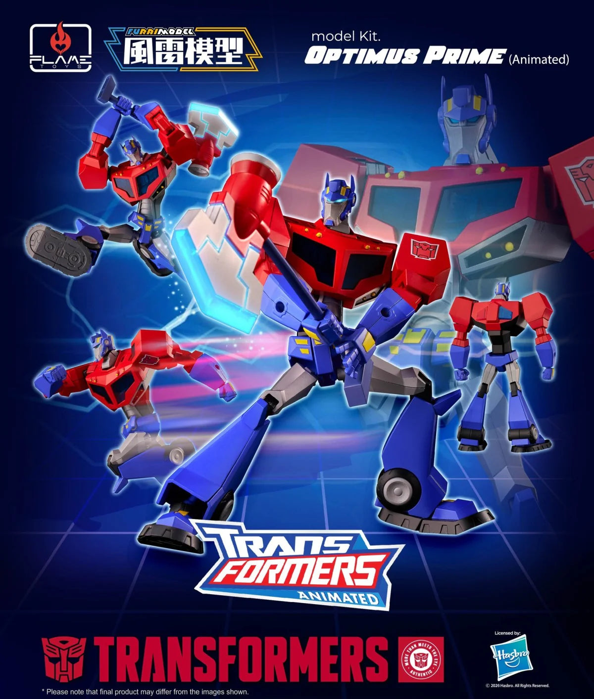 PRE ORDER – [FURAI MODEL] TRANSFORMERS - OPTIMUS PRIME (ANIMATED)