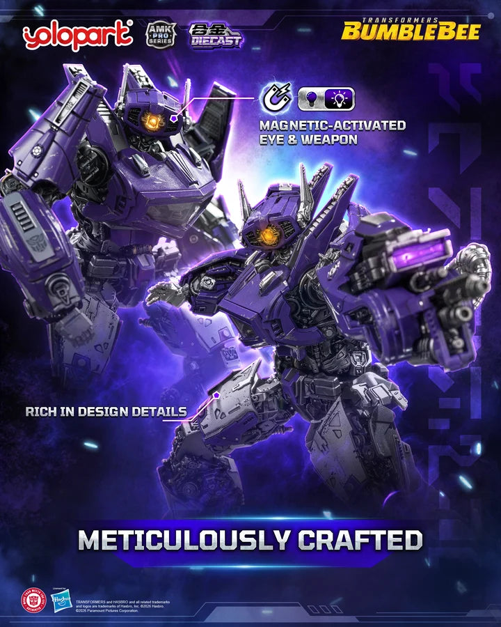 PRE ORDER – TRANSFORMERS: BUMBLEBEE THE MOVIE - AMK PRO SERIES - SHOCKWAVE MODEL KIT