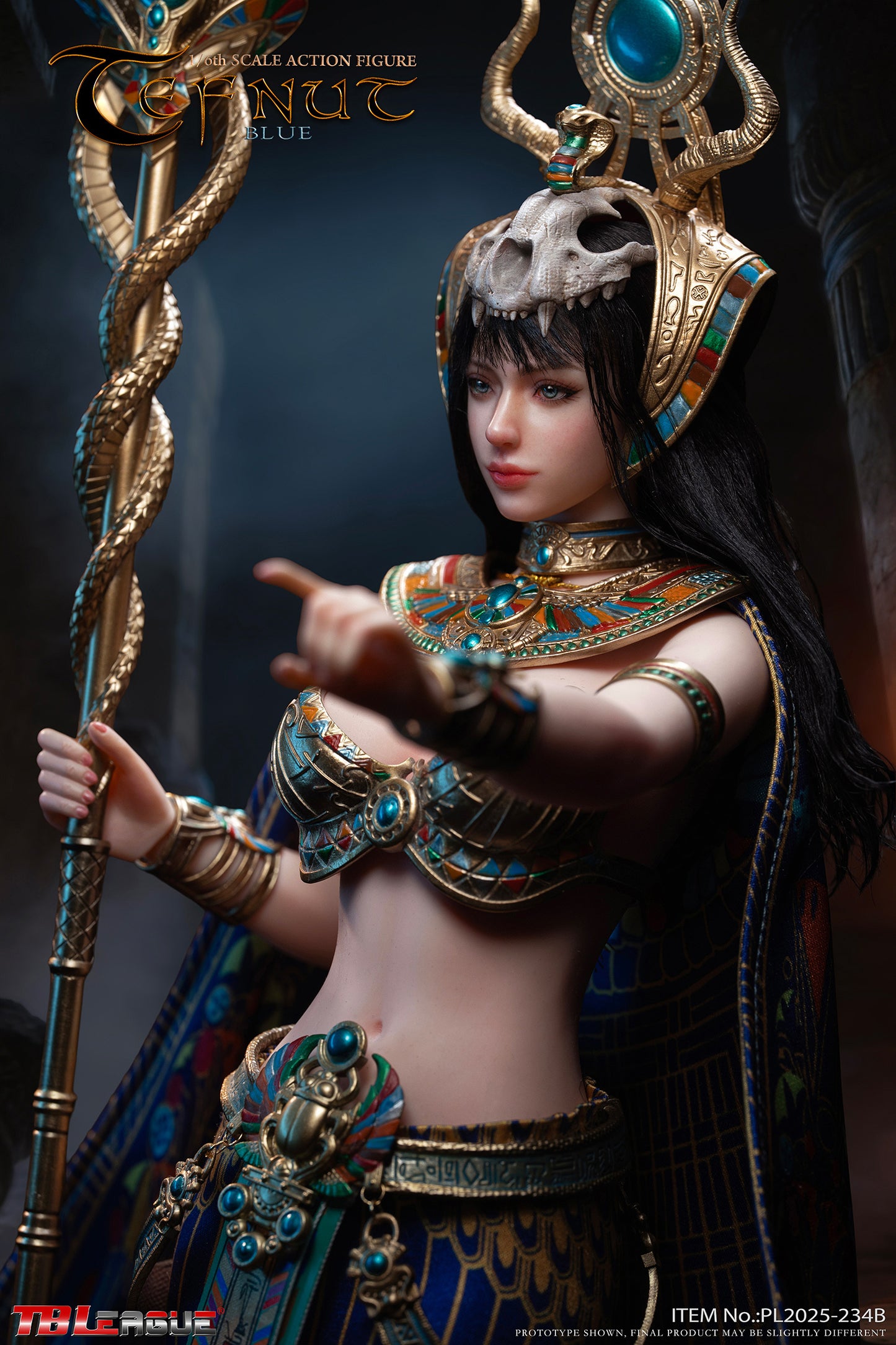 PRE ORDER – TBLEAGUE 1/6 EGYPTIAN GODS: TEFNUT (BLUE) PL2025-234B