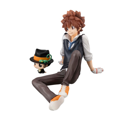PRE ORDER – G.E.M. SERIES KATEKYO HITMAN REBORN! - PALM SIZE TSUNA & REBORN