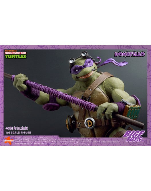 PRE ORDER – 1/6 TMNT DONATELLO 40TH ANNIVERSARY EDITION ACTION FIGURE BIGF-003