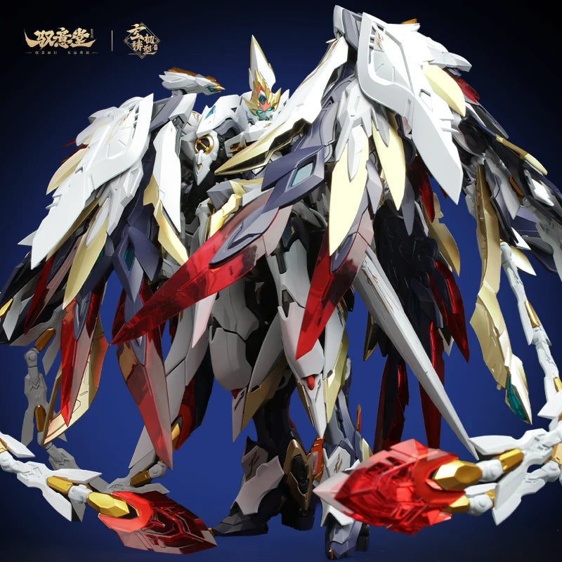 PRE ORDER – 1/100 SCALE EMP-02 + MC-02 PHONEIXE SET - HAO LING WHITE EMPEROR PHOENIX DEVINE ARMOR MODEL KIT