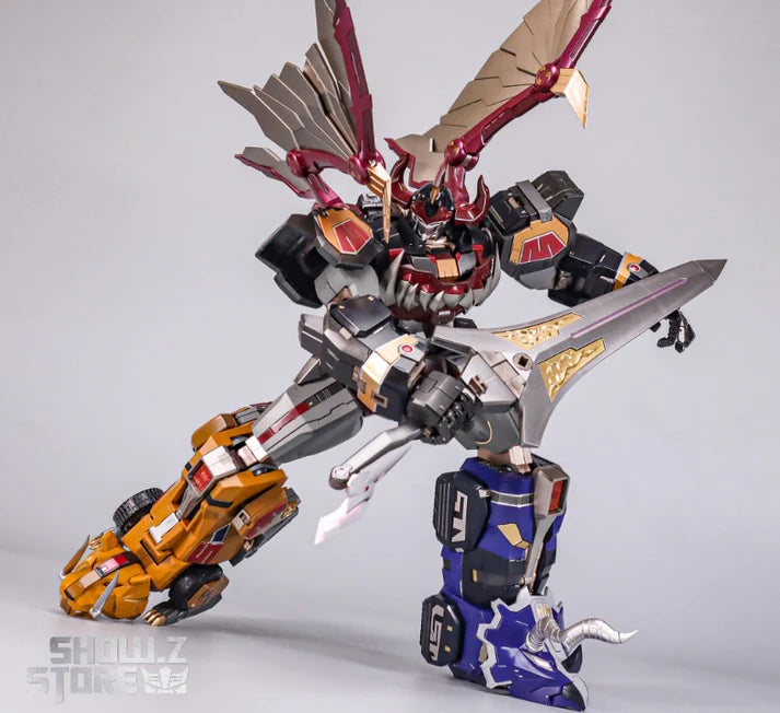 PRE ORDER – EXPLODING MODEL ZL-01 MYTHICAL BEAST COMBINED BLACK VERSION POWER RANGER MEGAZORD