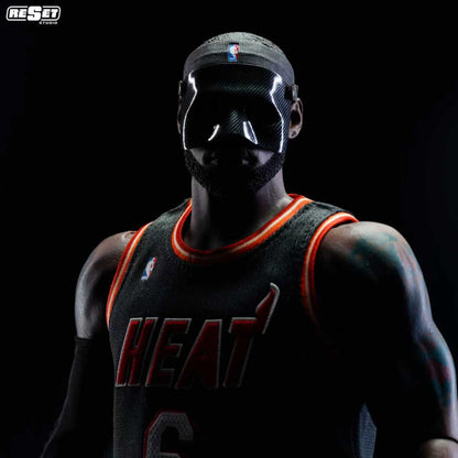 PRE ORDER – 1/6 COLLECTOR'S EDITION - POSSESSIVE EYES - MIAMI HEAT BLACK MASK LEBRON JAMES SCALE COLLECTOR'S EDITION ACTION FIGURE