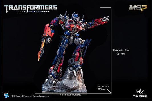 PRE ORDER – WAY STUDIOS TRANSFORMERS : DARK OF THE MOON MSP SERIES OPTIMUS PRIME (NO WINGS)