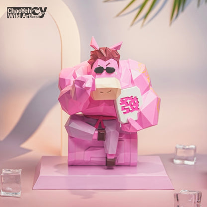 PRE ORDER – CHAOYEH WILD ART 16CM DIVINE HORSE WEALTH PINK CY004