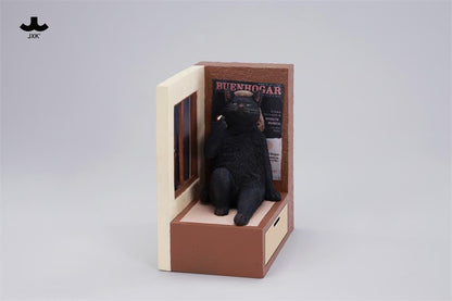 PRE ORDER – JXK317A PHILOSOPHER CAT AT THE WINDOWSILL