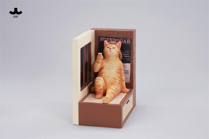 PRE ORDER – JXK317D PHILOSOPHER CAT AT THE WINDOWSILL