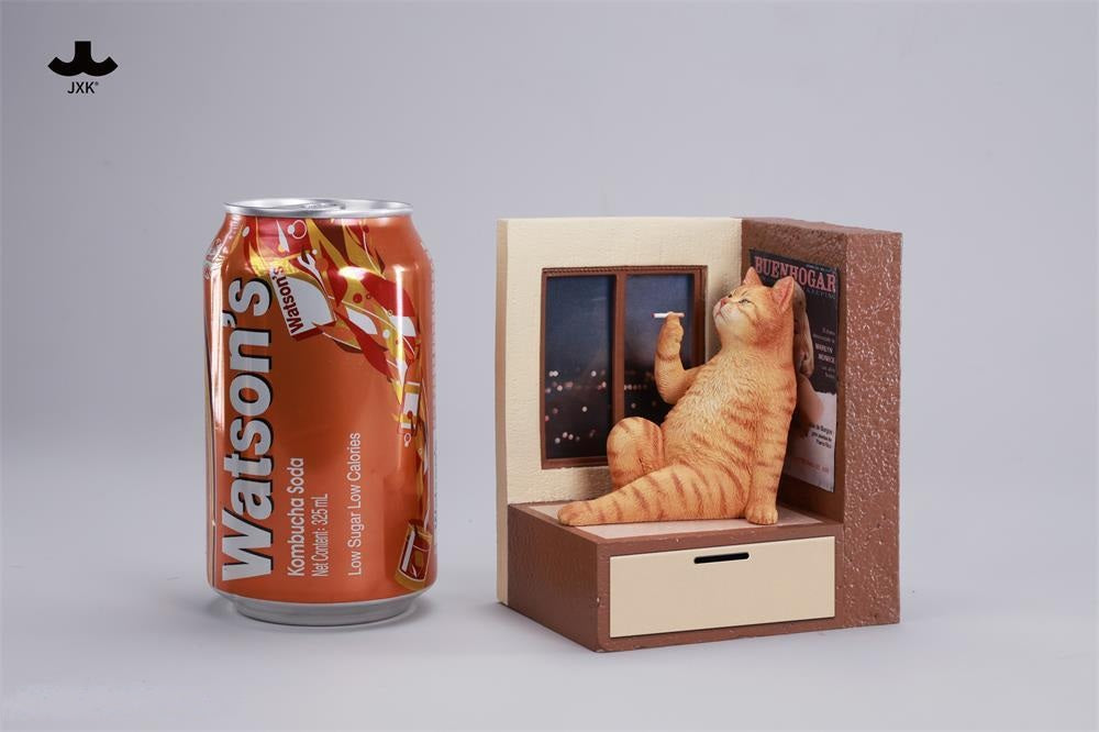 PRE ORDER – JXK317D PHILOSOPHER CAT AT THE WINDOWSILL