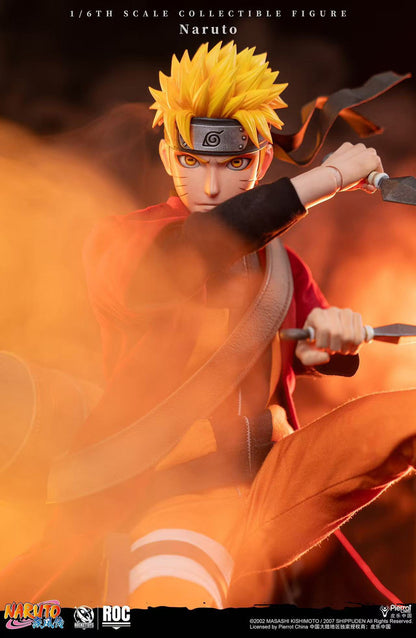 PRE ORDER – ROCKETTOYS ROC-011 1/6 OFFICIALLY LICENSED CHINESE VERSION: NARUTO SHIPPUDEN - UZUMAKI NARUTO [SAGE MODE VER.]