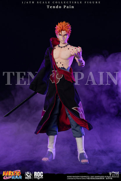 PRE ORDER – ROCKETTOYS ROC-014 1/6 OFFICIALLY LICENSED CHINESE VERSION: NARUTO SHIPPUDEN - PAIN (TENDO) BATTLE DAMAGED VER.