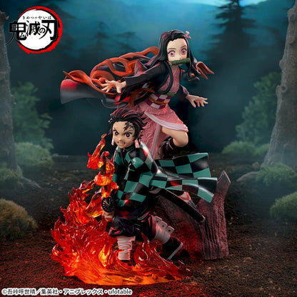 EXTRA – XROSSLINK ANIME DEMON SLAYER: KIMETSU NO YAIBA - FIGURE (SET of 2) TANJIRO & NEZUKO KAMADO (RERELEASE)