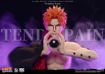 PRE ORDER – ROCKETTOYS ROC-014 1/6 OFFICIALLY LICENSED CHINESE VERSION: NARUTO SHIPPUDEN - PAIN (TENDO) BATTLE DAMAGED VER.