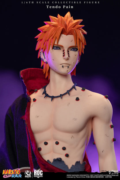 PRE ORDER – ROCKETTOYS ROC-014 1/6 OFFICIALLY LICENSED CHINESE VERSION: NARUTO SHIPPUDEN - PAIN (TENDO) BATTLE DAMAGED VER.