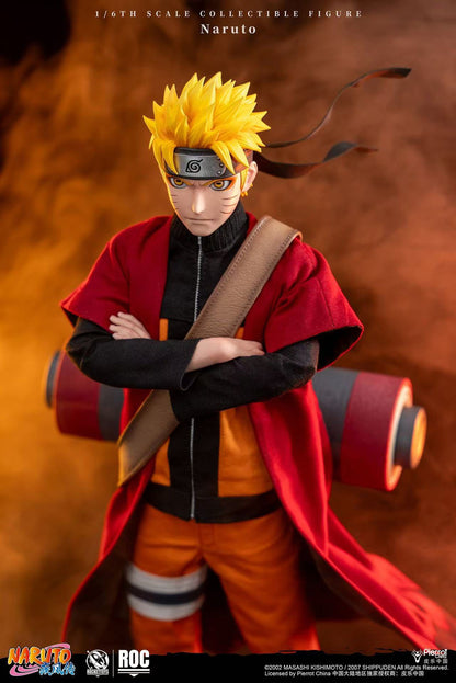 PRE ORDER – ROCKETTOYS ROC-011 1/6 OFFICIALLY LICENSED CHINESE VERSION: NARUTO SHIPPUDEN - UZUMAKI NARUTO [SAGE MODE VER.]