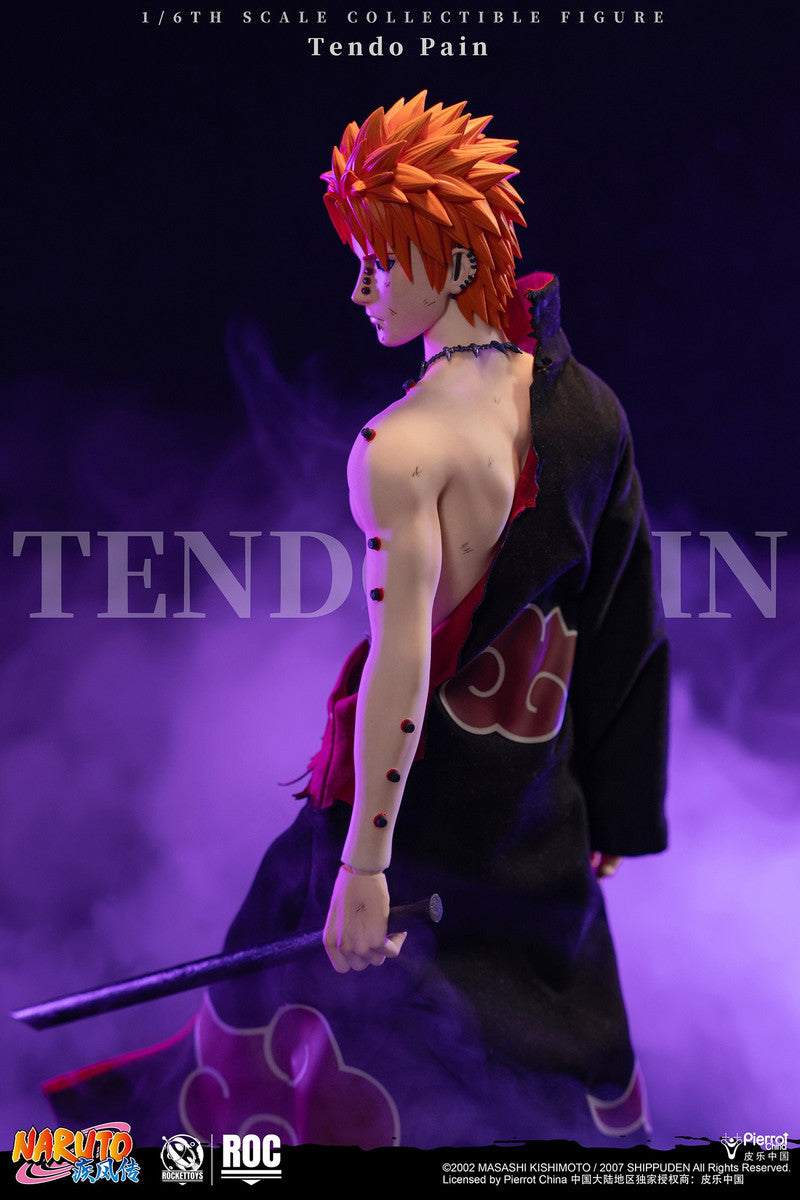 PRE ORDER – ROCKETTOYS ROC-014 1/6 OFFICIALLY LICENSED CHINESE VERSION: NARUTO SHIPPUDEN - PAIN (TENDO) BATTLE DAMAGED VER.