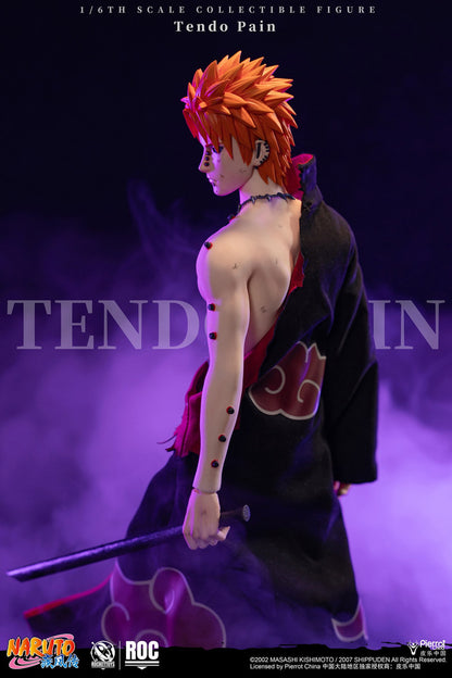 PRE ORDER – ROCKETTOYS ROC-014 1/6 OFFICIALLY LICENSED CHINESE VERSION: NARUTO SHIPPUDEN - PAIN (TENDO) BATTLE DAMAGED VER.